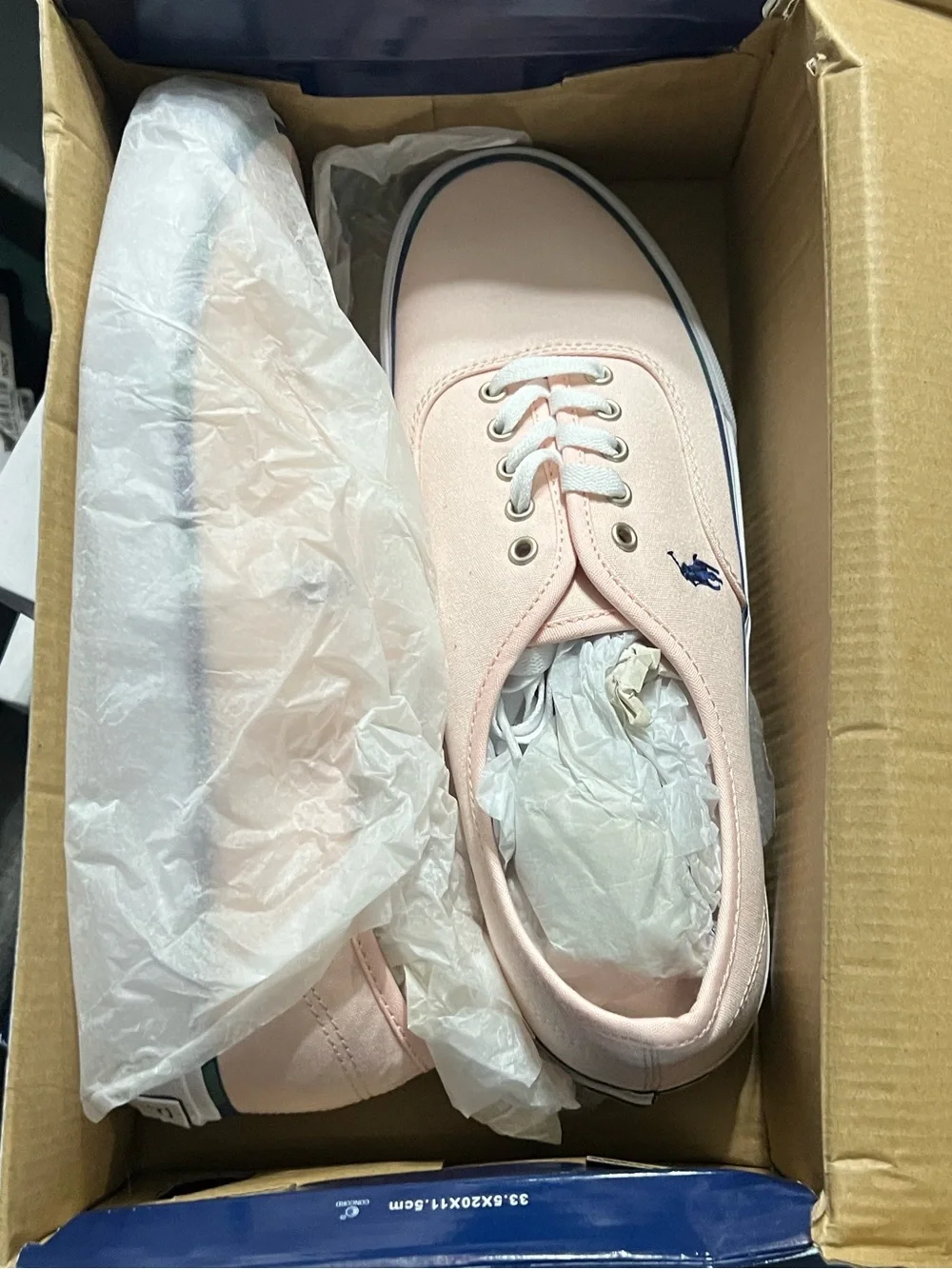 Polo Ralph Lauren Pink Canvas Sneakers